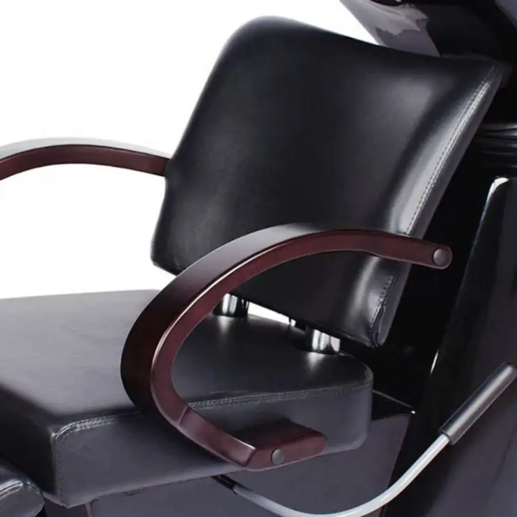 unité de lavage de cheveux électrique moderne mobilier de salon de beauté de luxe barbier avec station de massage bol et chaise de shampoing 03.webp