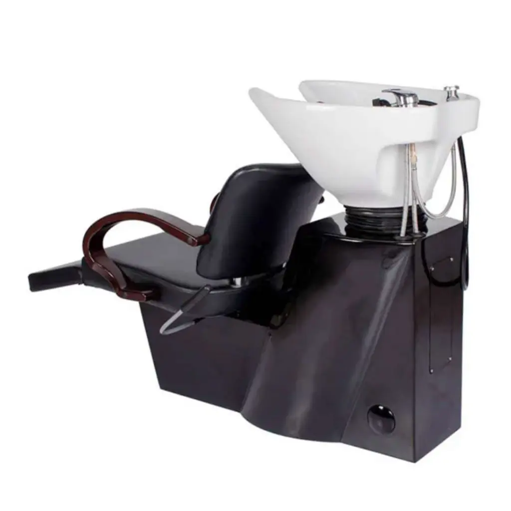 unité de lavage de cheveux électrique moderne mobilier de salon de beauté de luxe barbier avec station de massage bol et chaise de shampoing 05.webp