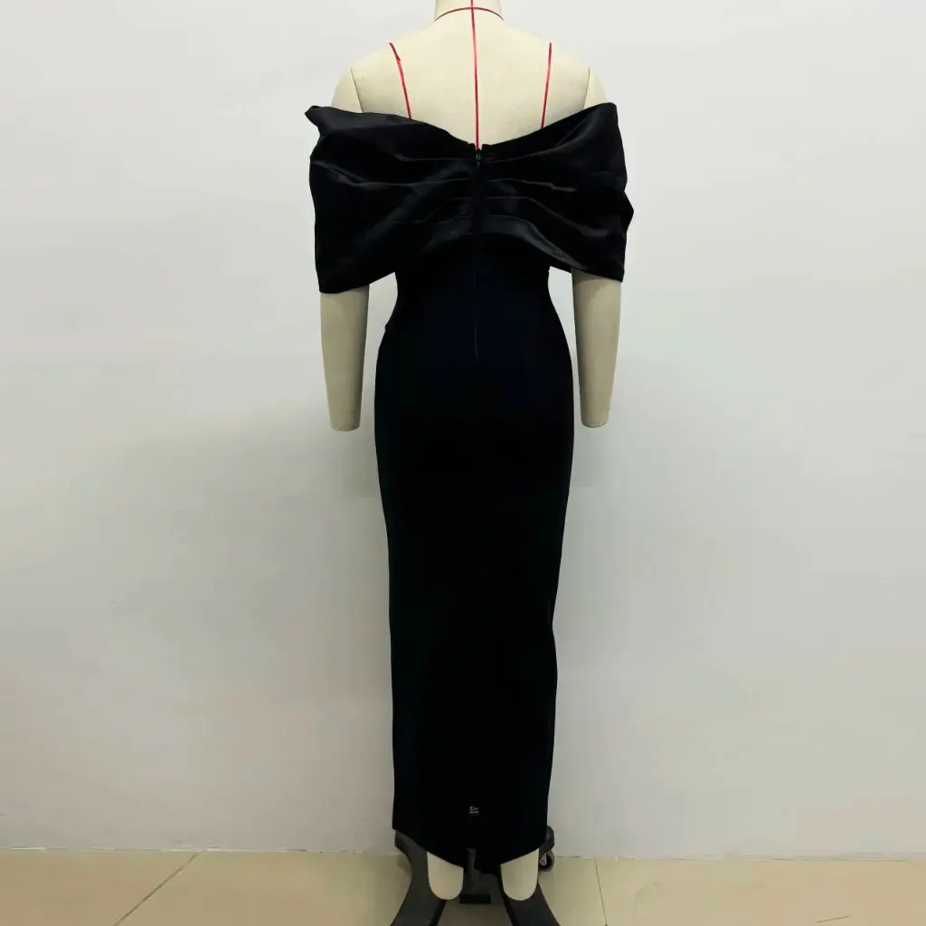 Robe bandage sexy à perles pour femmes4.webp