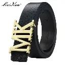 Maikun Ceinture réversible en cuir PU pour homme avec boucle6.webp