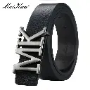 Maikun Ceinture réversible en cuir PU pour homme avec boucle7.webp