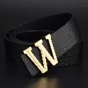 Ceintures de Luxe en Cuir Véritable Marque Boucle Lettre W Lisse 2.webp