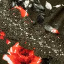 Robe Evasée à Encolure ras du cou Elégante en Dentelle avec Touche Florale.webp