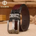 Ceintures de Cowboy en cuir véritable pour hommes, larges, à boucle de haute qualité1.webp