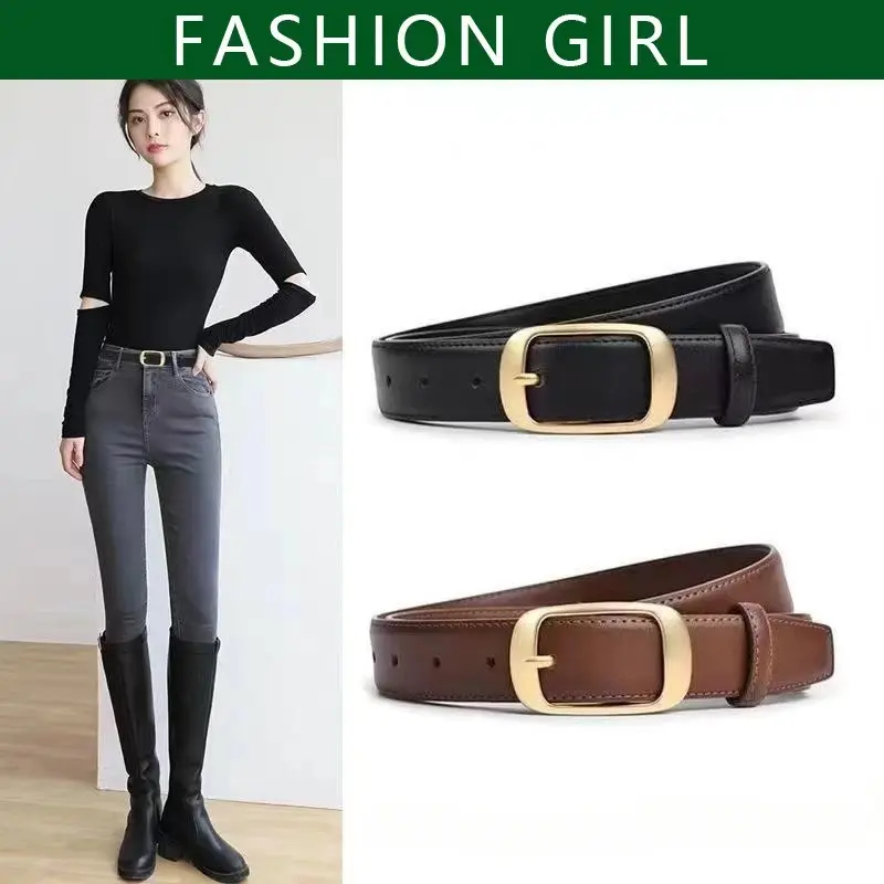 Ceinture polyvalente à la mode pour femme, style simple, sensation haut de gamme2.webp