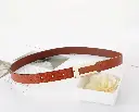 Ceinture en cuir véritable pour femmes, de haute qualité, avec boucle dorée, slim12.webp