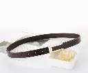 Ceinture en cuir véritable pour femmes, de haute qualité, avec boucle dorée, slim11.webp