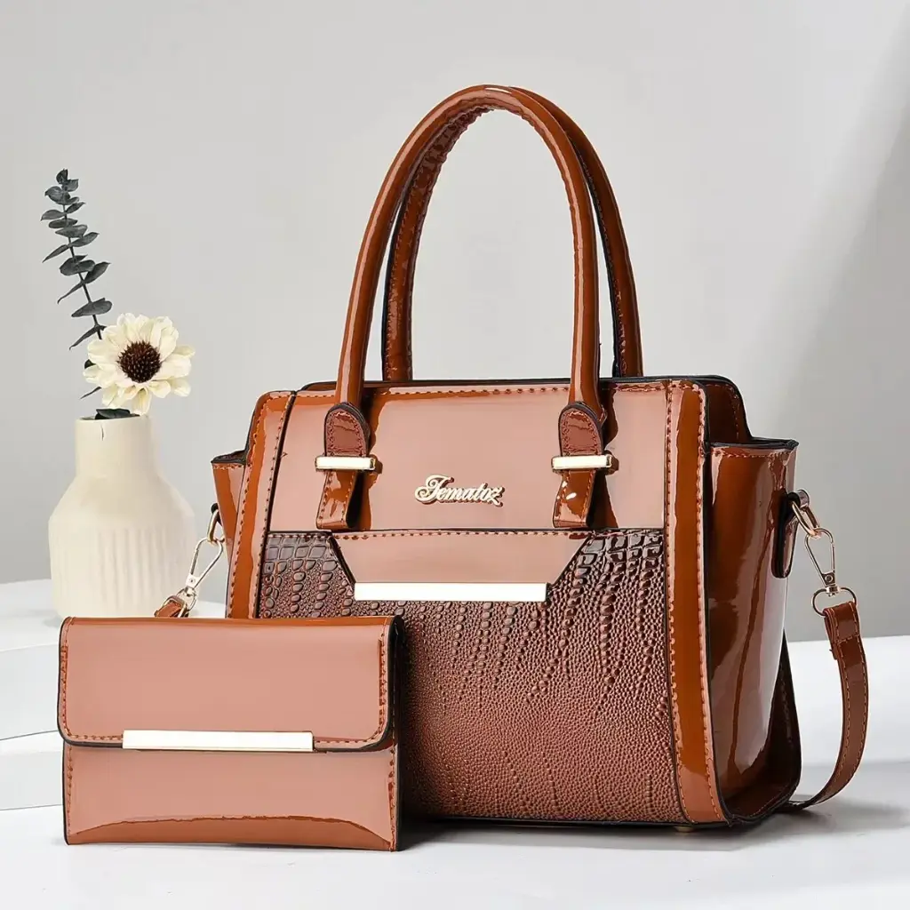 Nouveau sac à main imprimé Crocodile de grande capacité Pour Femmes 16.webp