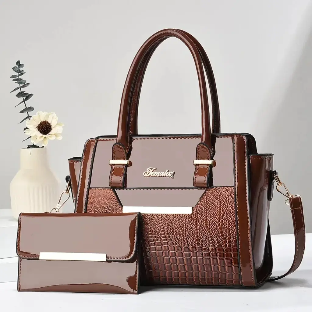 Nouveau sac à main imprimé Crocodile de grande capacité Pour Femmes 11.webp
