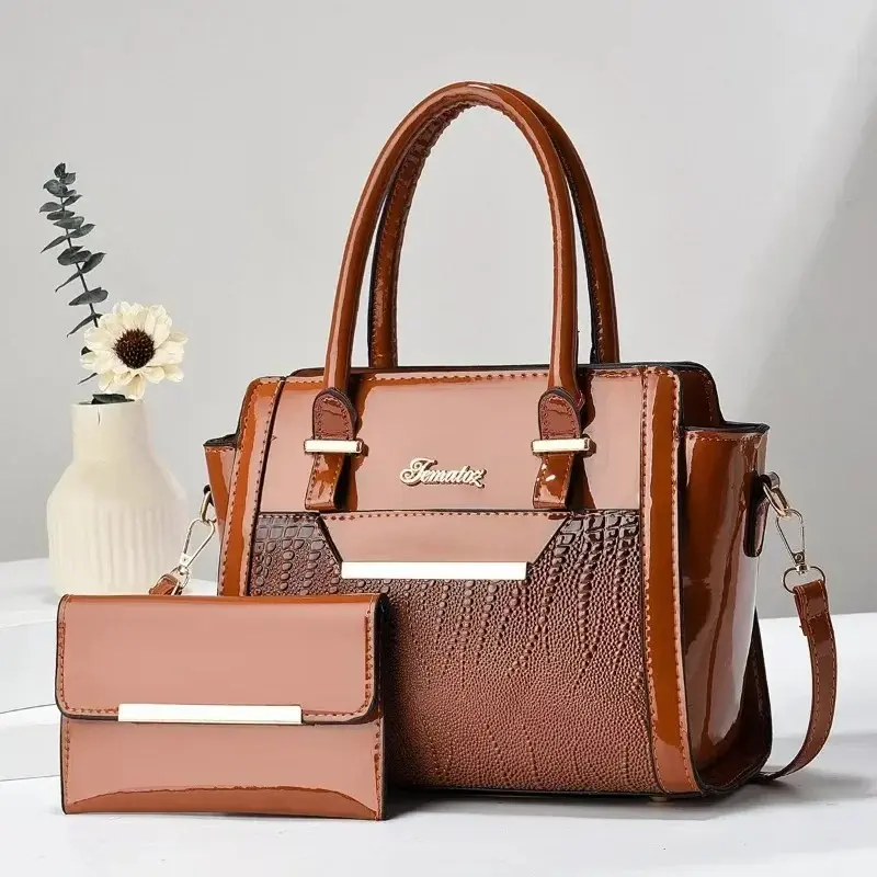 Nouveau sac à main imprimé Crocodile de grande capacité Pour Femmes 3.webp