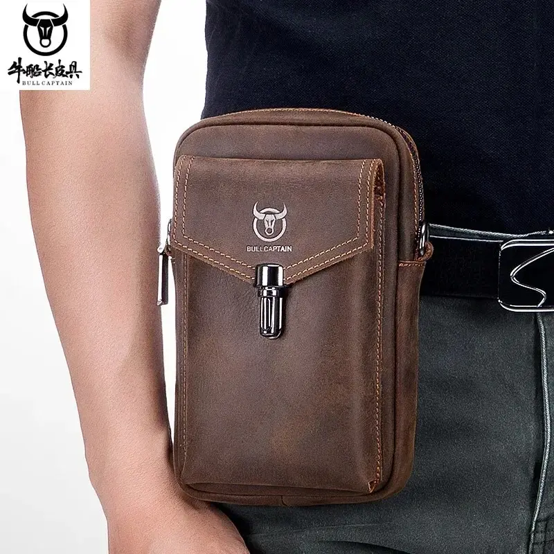 Elin-Sac en cuir de cheval pour homme, sac de téléphone portable multifonctionnel2.webp