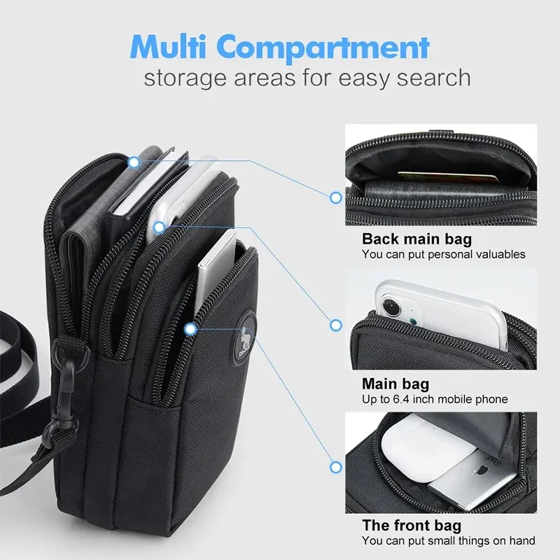 OIWAS-Sac à bandoulière pour homme, sac de taille, sac de téléphone3.webp