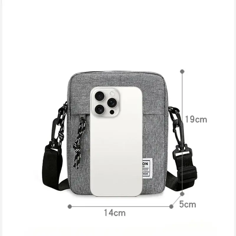 Petit sac à Bandoulière Tendance pour Hommes, Mini sac Décontracté Léger5.webp