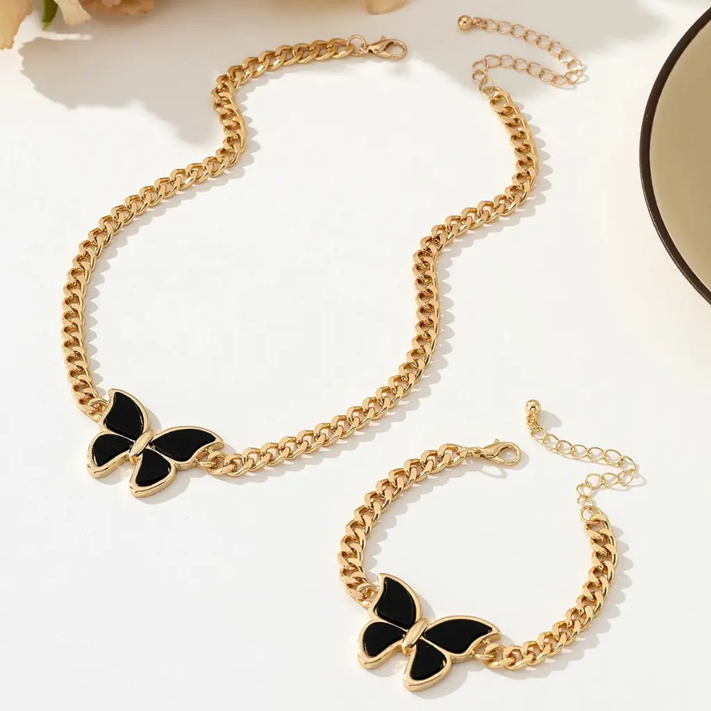 Ensemble de Bijoux Collier & Bracelet pour Femmes9.webp