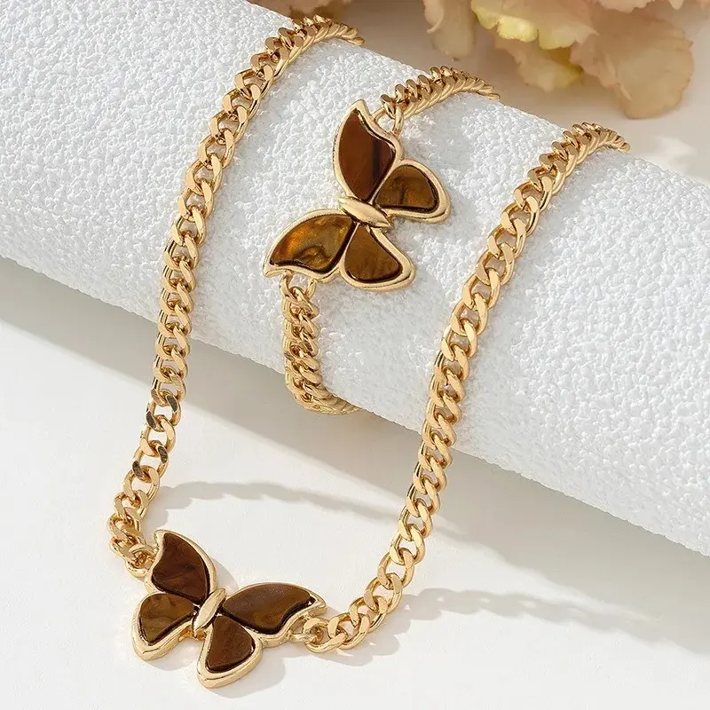 Ensemble de Bijoux Collier & Bracelet pour Femmes6.webp