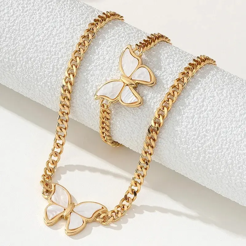 Ensemble de Bijoux Collier & Bracelet pour Femmes5.webp