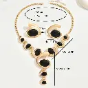 Ensemble de Boucles d'Oreilles et Collier en Forme de Y pour Femmes8.webp