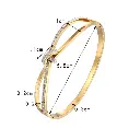 Bracelet en Zircon Demi-Cercle pour Femme6.webp