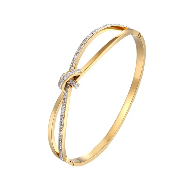 Bracelet en Zircon Demi-Cercle pour Femme2.webp