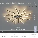LED lampes suspendues de plafond modestes avec APP RC30.webp