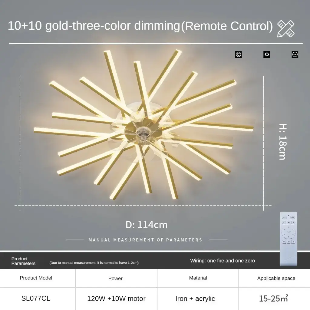 LED lampes suspendues de plafond modestes avec APP RC36.webp