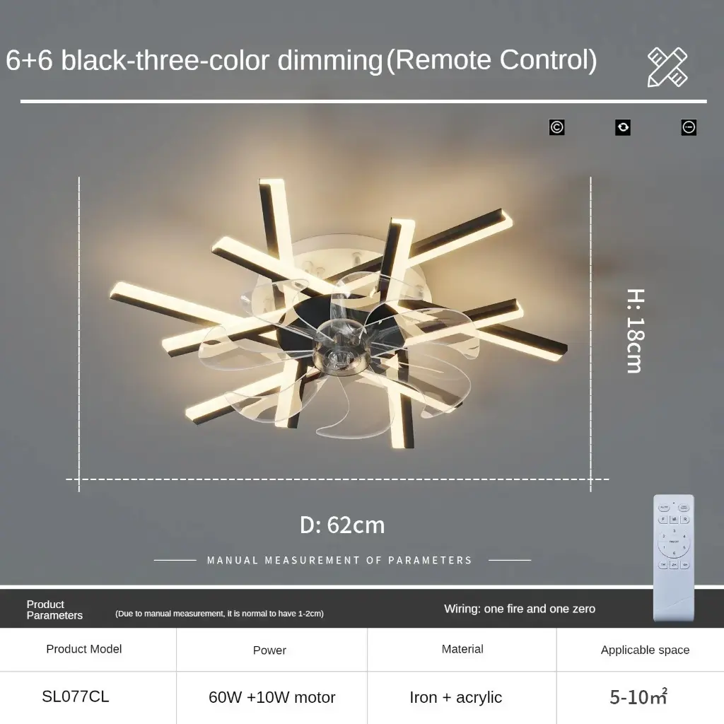 LED lampes suspendues de plafond modestes avec APP RC32.webp