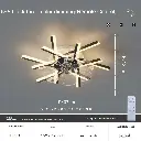 LED lampes suspendues de plafond modestes avec APP RC32.webp