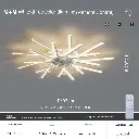 LED lampes suspendues de plafond modestes avec APP RC31.webp