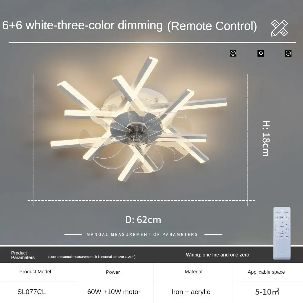 LED lampes suspendues de plafond modestes avec APP RC33.webp