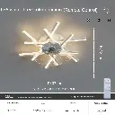 LED lampes suspendues de plafond modestes avec APP RC33.webp