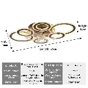 LED lampes suspendues de plafond modestes avec APP RC39.webp