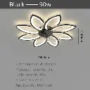 LED lampes suspendues de plafond modestes avec APP RC13.webp
