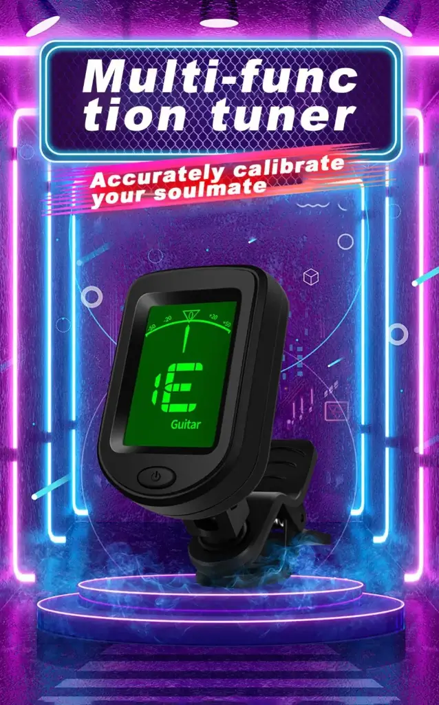 Accordeur de guitare Rechargeable pour tous les instruments2.webp