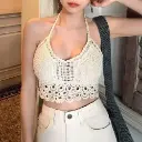 2025 haut court rétro sauvage creux Perspective gland Sexy Spaghetti5.webp