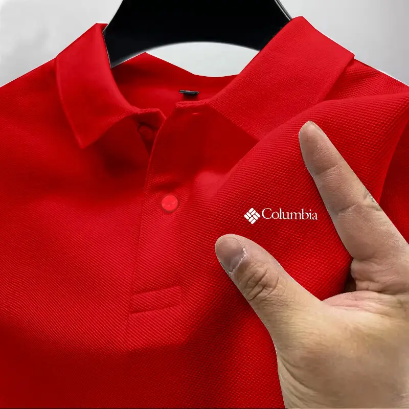 Polo réfléchissant pour hommes, adapté, respirant, décontracté5.webp
