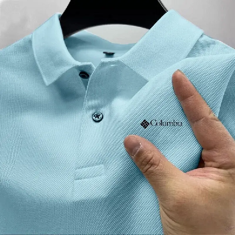 Polo réfléchissant pour hommes, adapté, respirant, décontracté3.webp