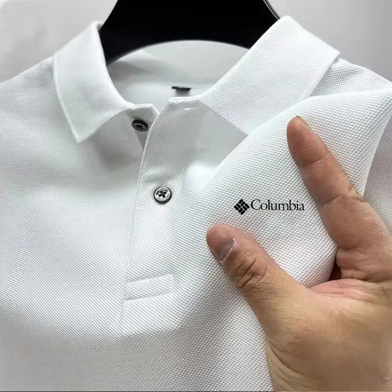Polo réfléchissant pour hommes, adapté, respirant, décontracté4.webp