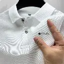 Polo réfléchissant pour hommes, adapté, respirant, décontracté4.webp