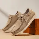 Mocassins De luxe en cuir suédé pour hommes épaissir semelle souple1.webp