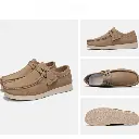 Mocassins De luxe en cuir suédé pour hommes épaissir semelle souple6.webp