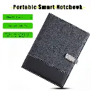 Portable filaire:sans fil charge A5 Smart Notebook 8000mAh batterie externe pour étudiant concepteur homme d'affaires Record Notes Bluetooth1.webp