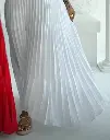 Jupe plissée sans manches BanRib pour femme6.webp
