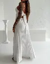 Jupe plissée sans manches BanRib pour femme3.webp