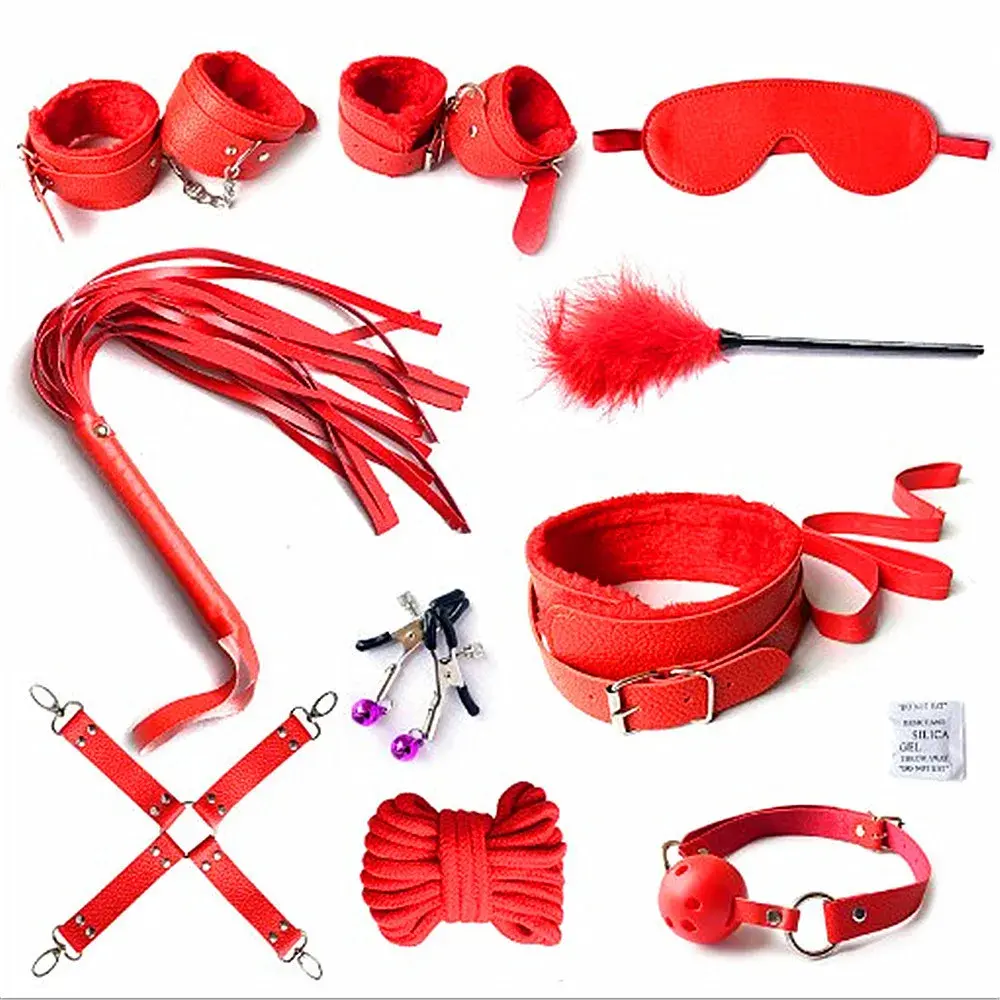 Ga16 équipement de Bondage 10 pièces accessoires de jeux sexuels4.webp