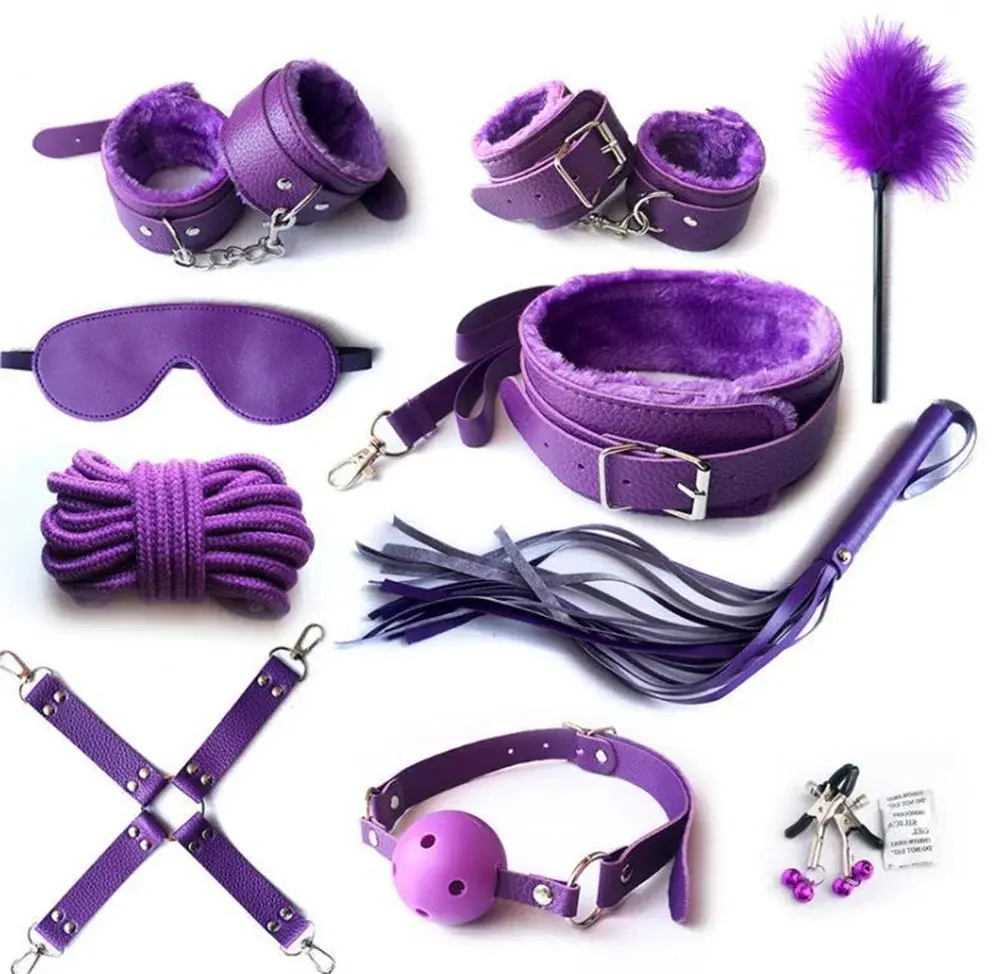 Ga16 équipement de Bondage 10 pièces accessoires de jeux sexuels3.webp