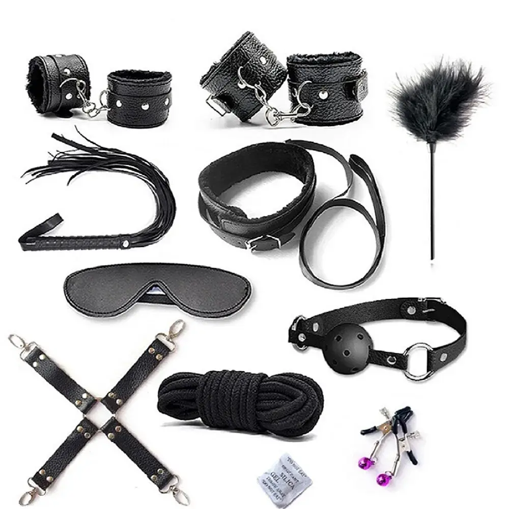 Ga16 équipement de Bondage 10 pièces accessoires de jeux sexuels2.webp