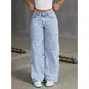Denim pantalon à jambes larges femmes jean pantalon droit5.webp