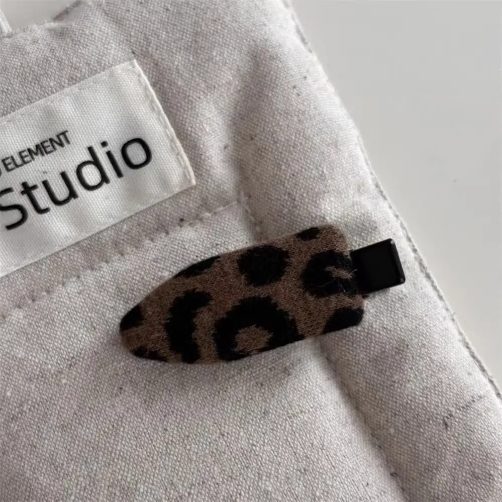 Ensemble de Barrettes à Imprimé Léopard Chic9.webp