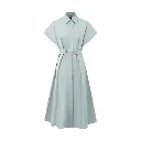 Robe d'été à Simple Boutonnage pour Femmes