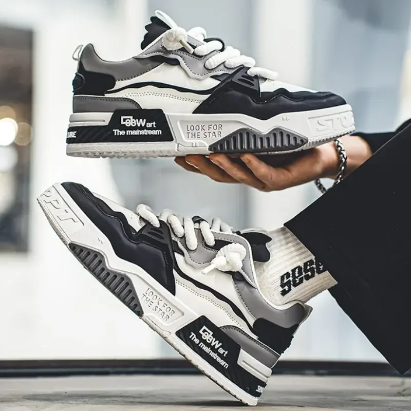 Chaussures de course confortables à semelle souple pour hommes Confortables et Souples (Noir, 39)